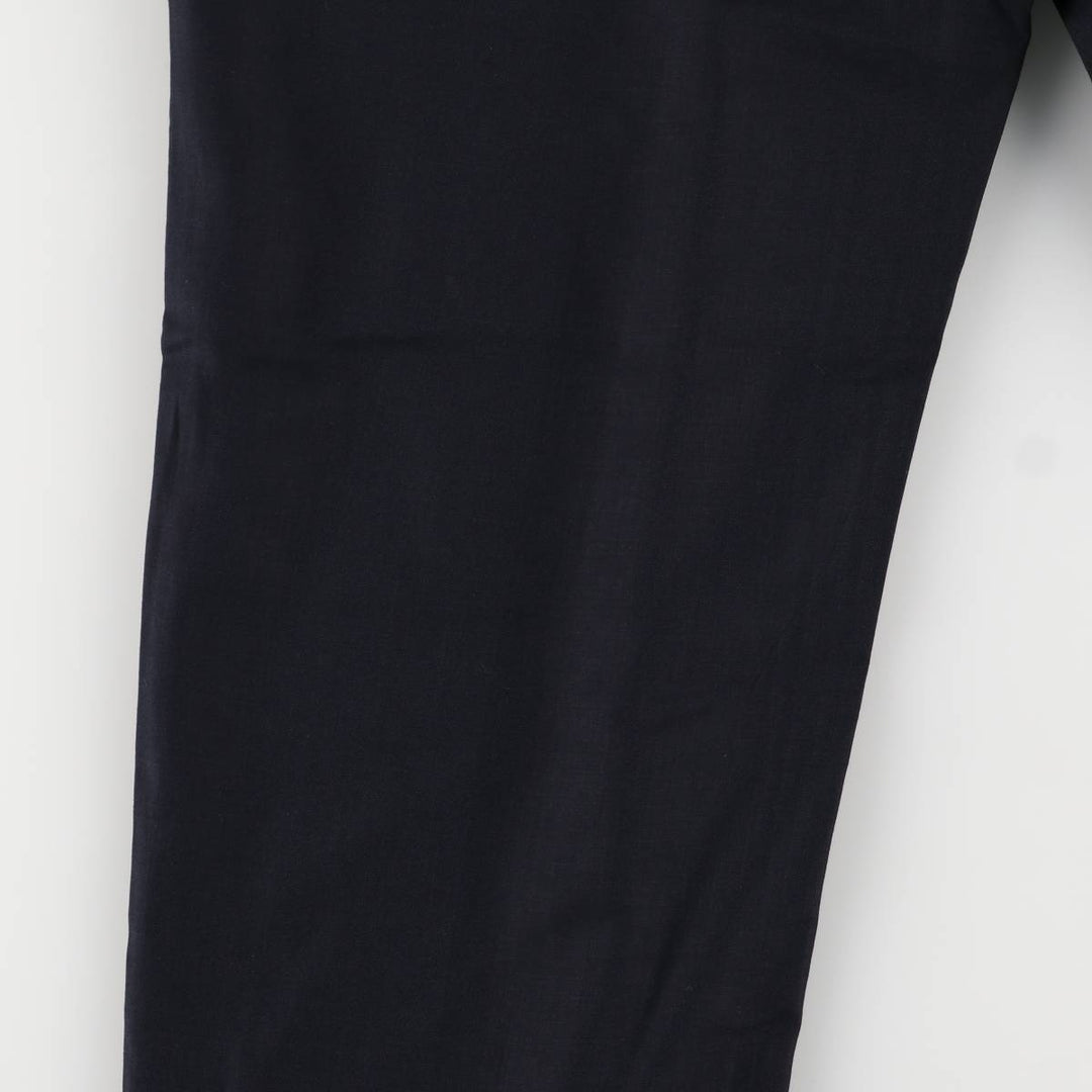 2000s~ Calvin Klein Men's Slacks, Size W32 polyester navy blue type Vintage Second Hand