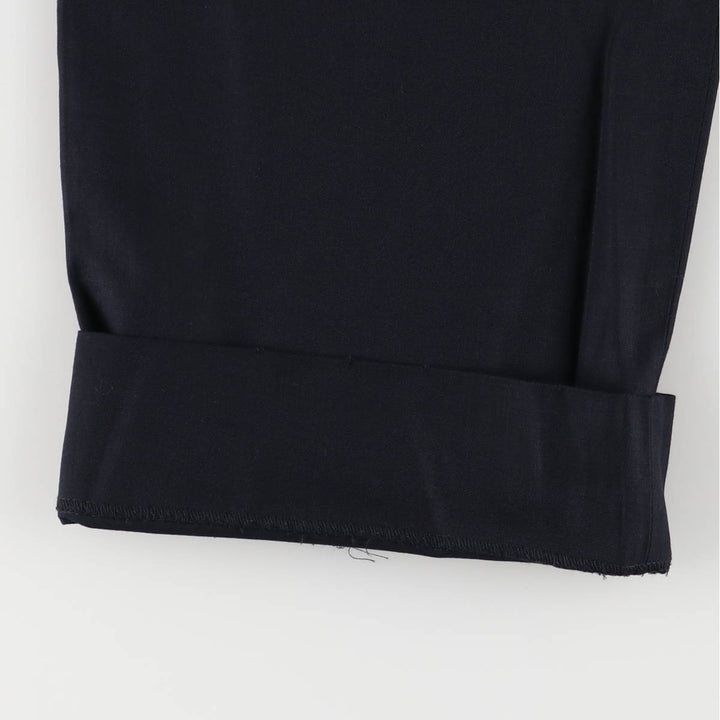 2000s~ Calvin Klein Men's Slacks, Size W32 polyester navy blue type Vintage Second Hand