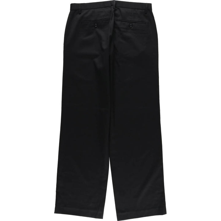 00s~ Calvin Klein wool pants slacks men's w32 equivalent wool black type Vintage Second Hand
