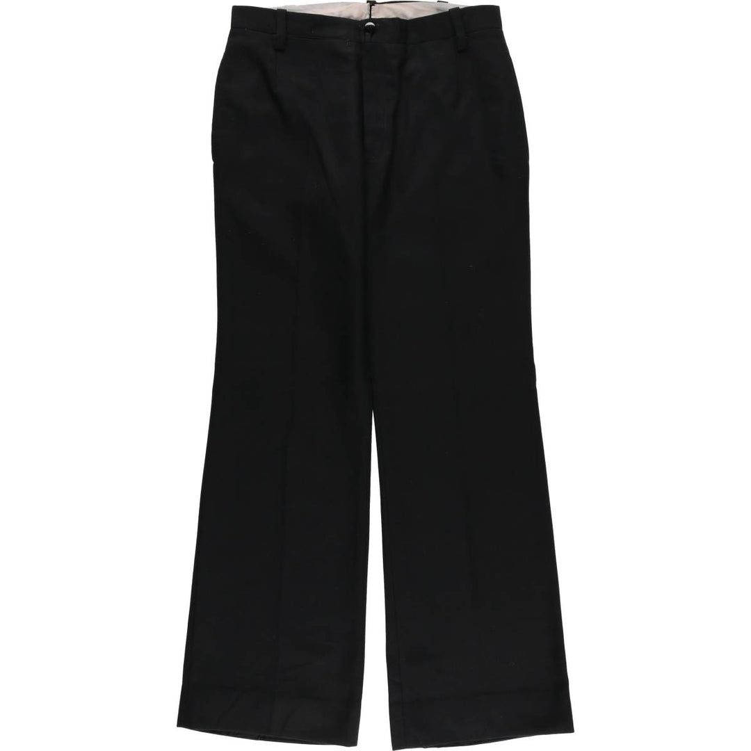 Vintage men's flare pants, size W30 unclear black type Vintage Second Hand
