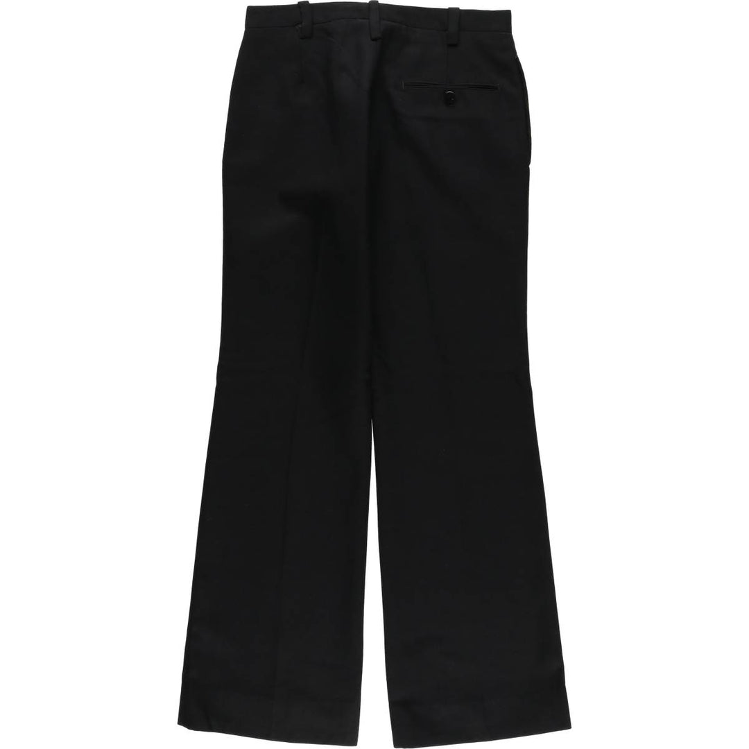 Vintage men's flare pants, size W30 unclear black type Vintage Second Hand