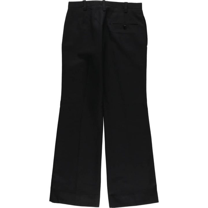 Vintage men's flare pants, size W30 unclear black type Vintage Second Hand