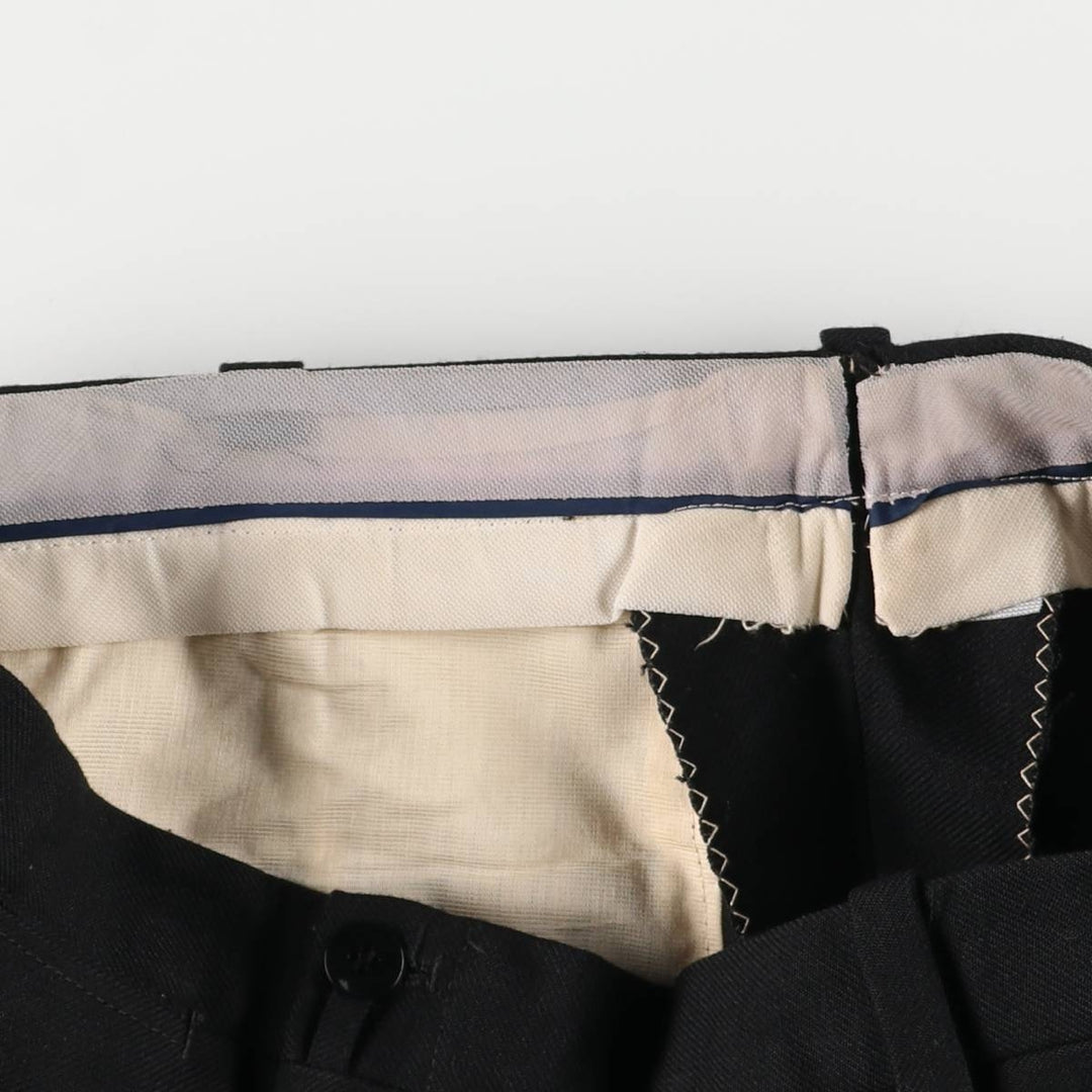 Vintage men's flare pants, size W30 unclear black type Vintage Second Hand