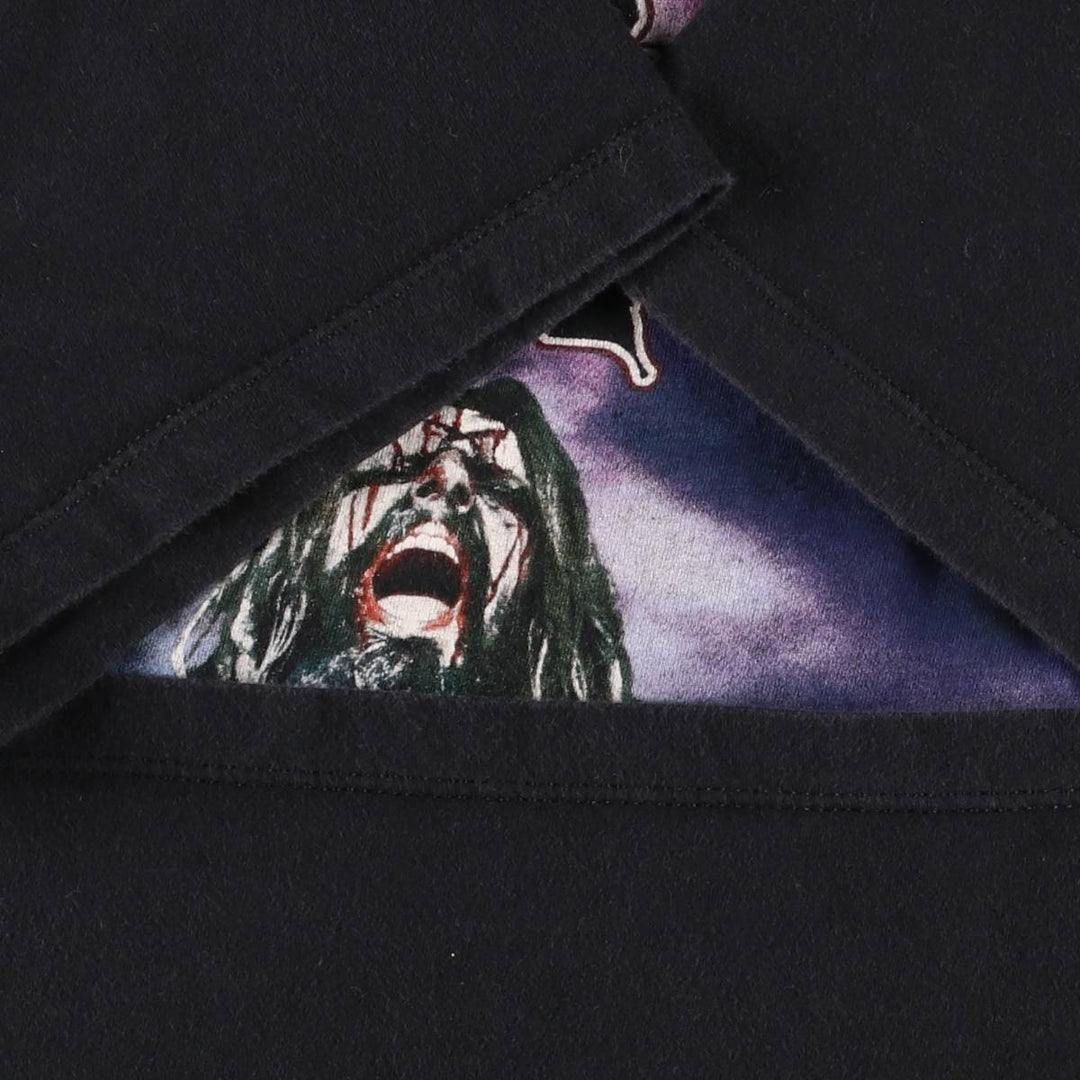 Bay Island Rob Zombie Band T-Shirt, Men's XXL cotton black type Vintage Second Hand