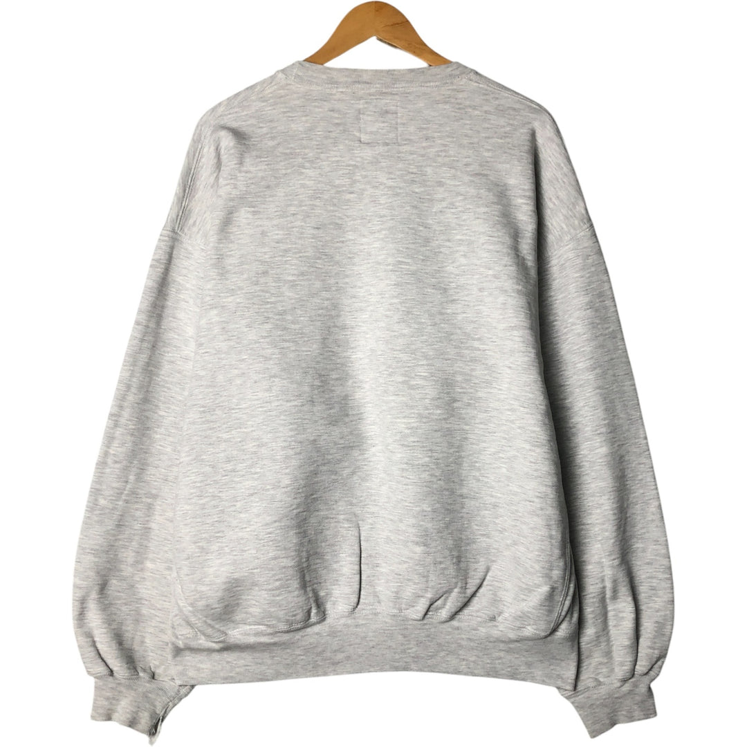 Vintage 90'S Russell PRO COTTON sweatshirt, made in the USA, size XXL, men's cotton gray type Vintage Second Hand