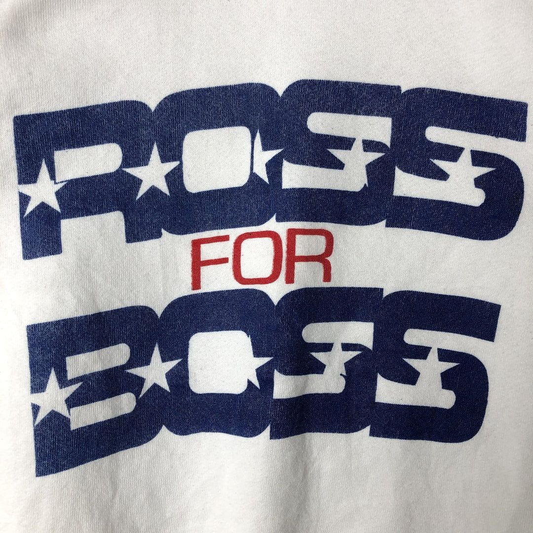 90'S Fruit of the Loom printed sweatshirt, made in the USA, men's XL size, vintage cotton white type Vintage Second Hand