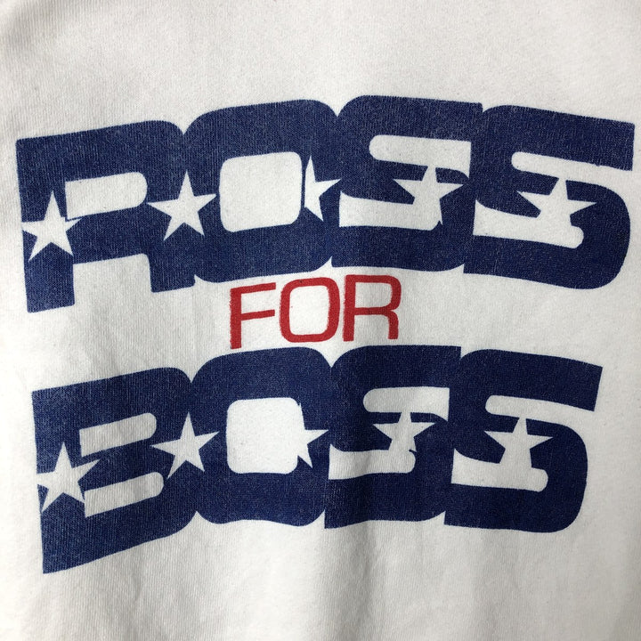 90'S Fruit of the Loom printed sweatshirt, made in the USA, men's XL size, vintage cotton white type Vintage Second Hand