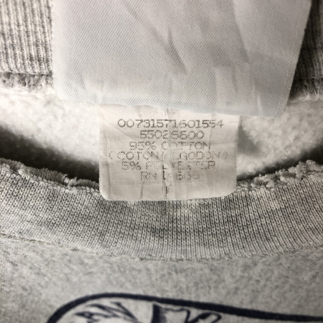 90'S Lee College Sweatshirt, Made in USA, Men's Size M (Equivalent), Vintage cotton gray type Vintage Second Hand
