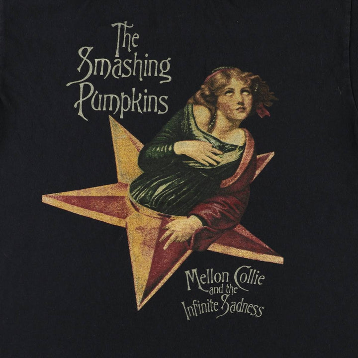 THE SMASHING PUMPKINS Smashing Pumpkins Band T-shirt Band T Men's M equivalent cotton black type Vintage Second Hand