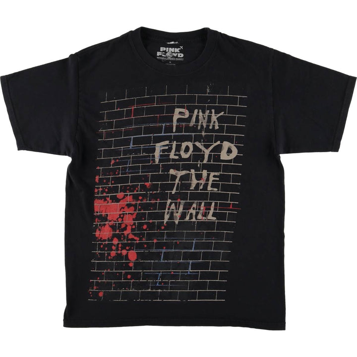 PINK FLOYD Pink Floyd Band T-shirt Band T Men's M size cotton black type Vintage Second Hand