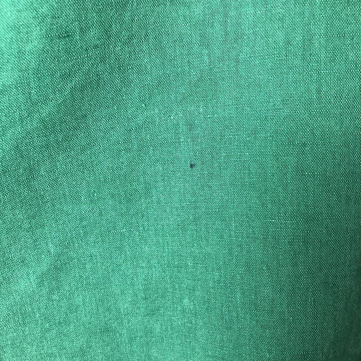 90'S GAP Old Gap Short Sleeve Cotton x Linen Shirt Men's L Size Vintage linen green type Vintage Second Hand