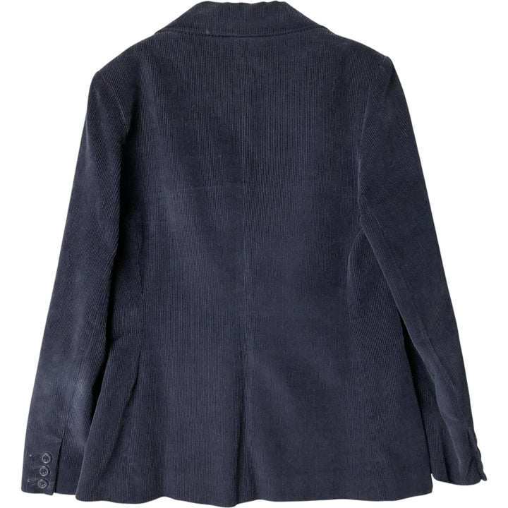 FOXMOOR Corduroy Tailored Jacket, Women's Size M cotton navy blue type Vintage Second Hand