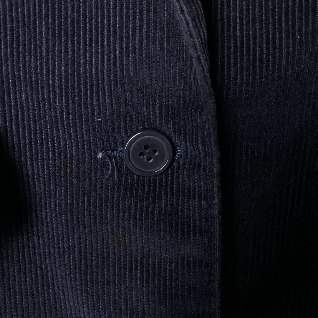 FOXMOOR Corduroy Tailored Jacket, Women's Size M cotton navy blue type Vintage Second Hand