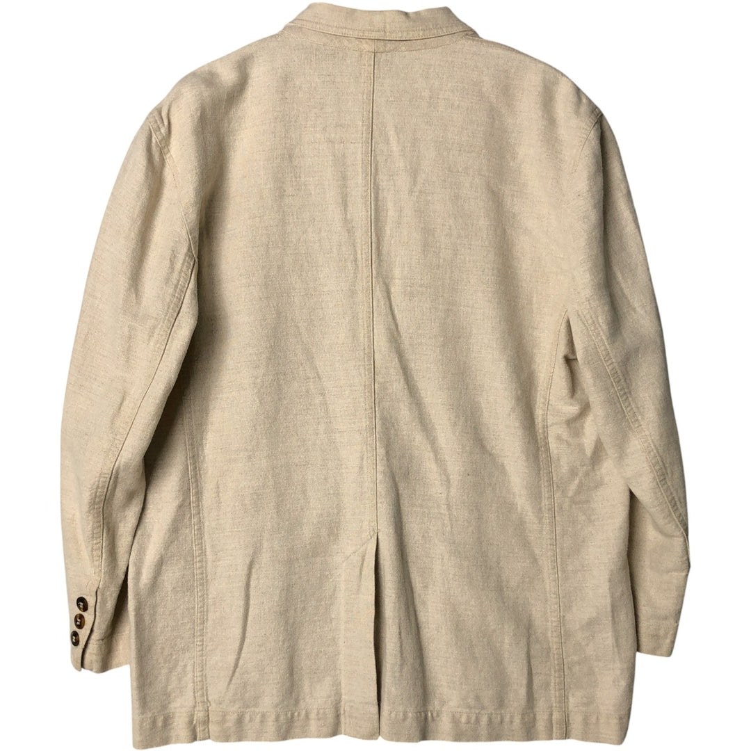 Liz Claiborne Lizsport Easy Jacket, Women's Size Small linen unbleached Vintage Second Hand