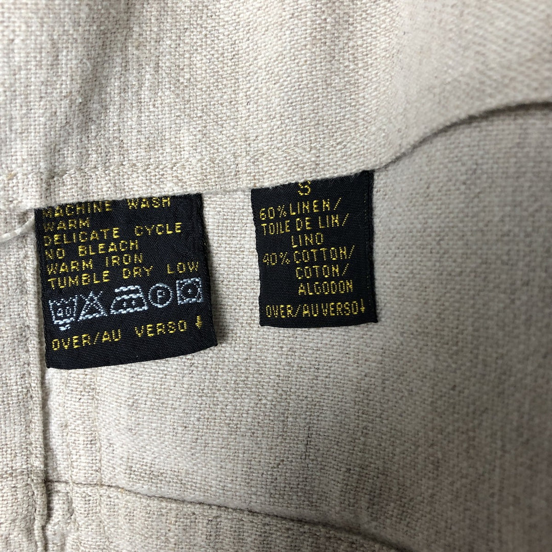 Liz Claiborne Lizsport Easy Jacket, Women's Size Small linen unbleached Vintage Second Hand