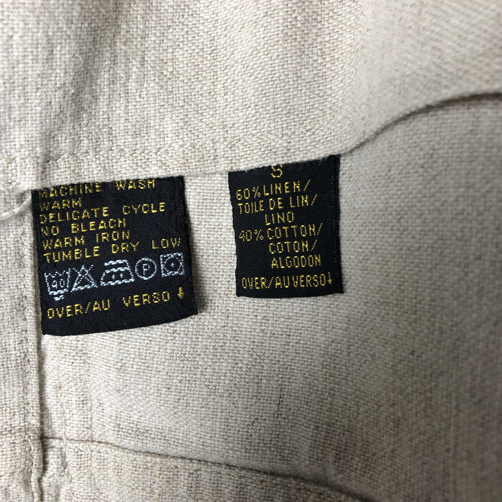 Liz Claiborne Lizsport Easy Jacket, Women's Size Small linen unbleached Vintage Second Hand
