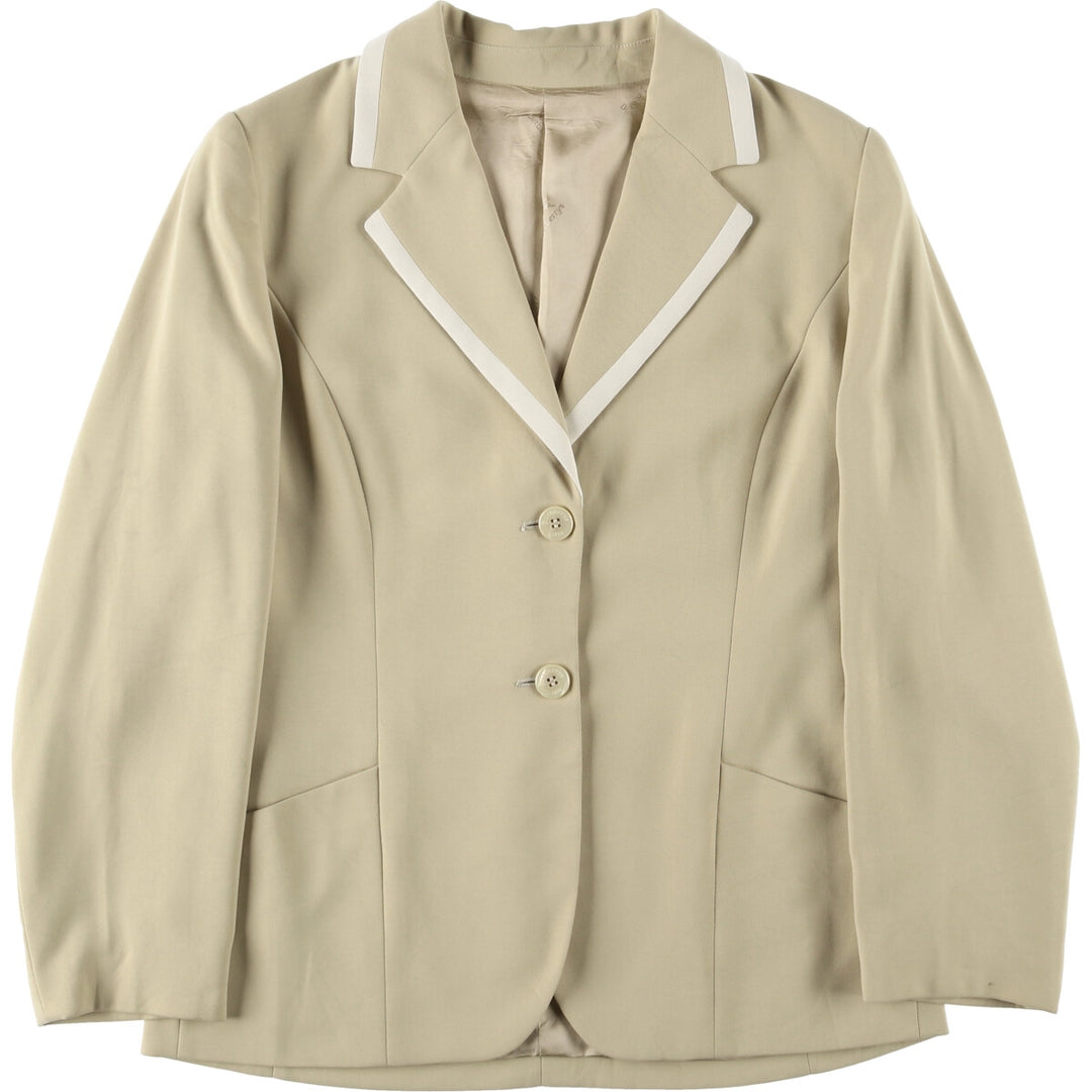 Burberry tailored jacket, women's size M polyester Beige type Vintage Second Hand