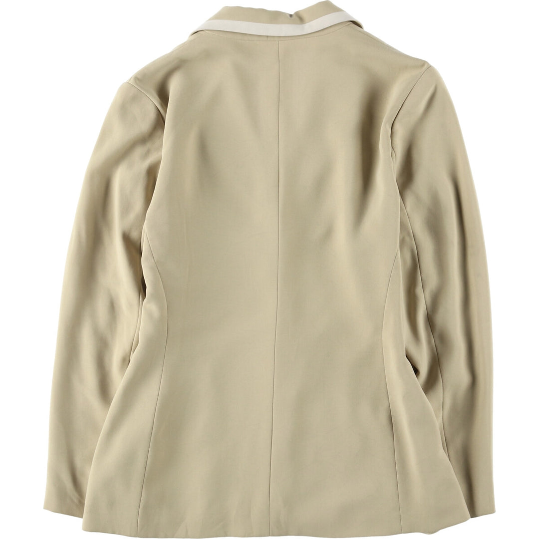 Burberry tailored jacket, women's size M polyester Beige type Vintage Second Hand