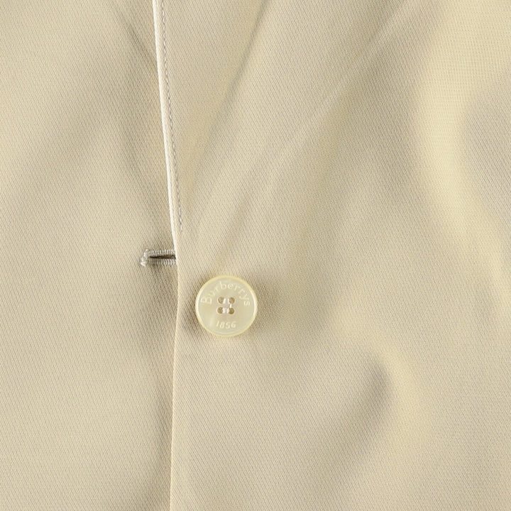 Burberry tailored jacket, women's size M polyester Beige type Vintage Second Hand