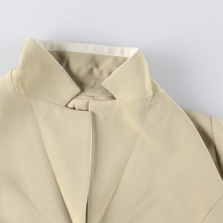 Burberry tailored jacket, women's size M polyester Beige type Vintage Second Hand