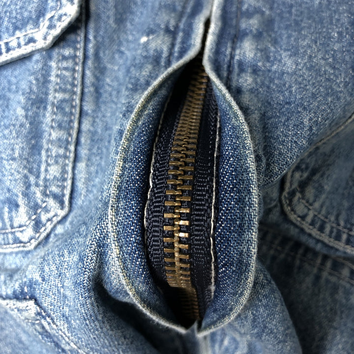 Liz Claiborne denim coverall, women's size M cotton blue type Vintage Second Hand