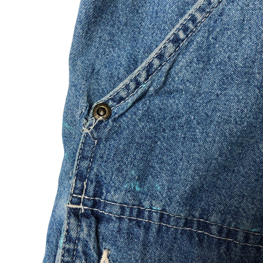 Liz Claiborne denim coverall, women's size M cotton blue type Vintage Second Hand