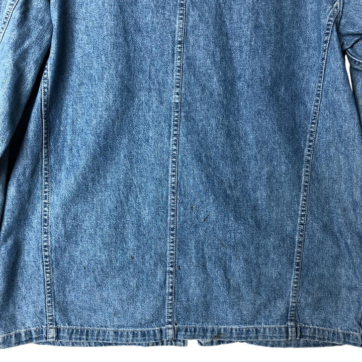 Liz Claiborne denim coverall, women's size M cotton blue type Vintage Second Hand