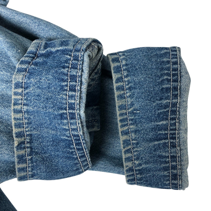 Liz Claiborne denim coverall, women's size M cotton blue type Vintage Second Hand