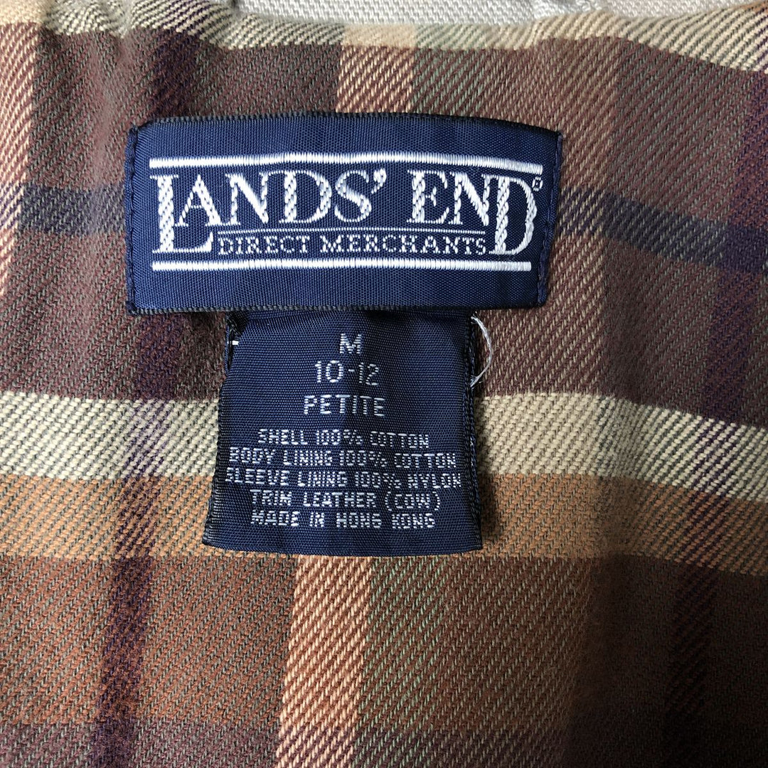 Vintage 80s-90'S Lands' End coveralls, women's size M cotton Beige type Vintage Second Hand