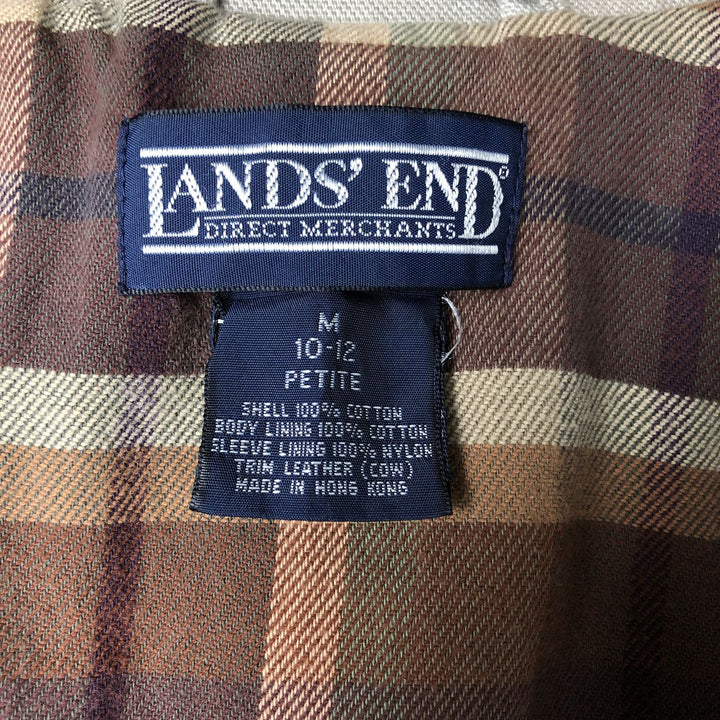 Vintage 80s-90'S Lands' End coveralls, women's size M cotton Beige type Vintage Second Hand