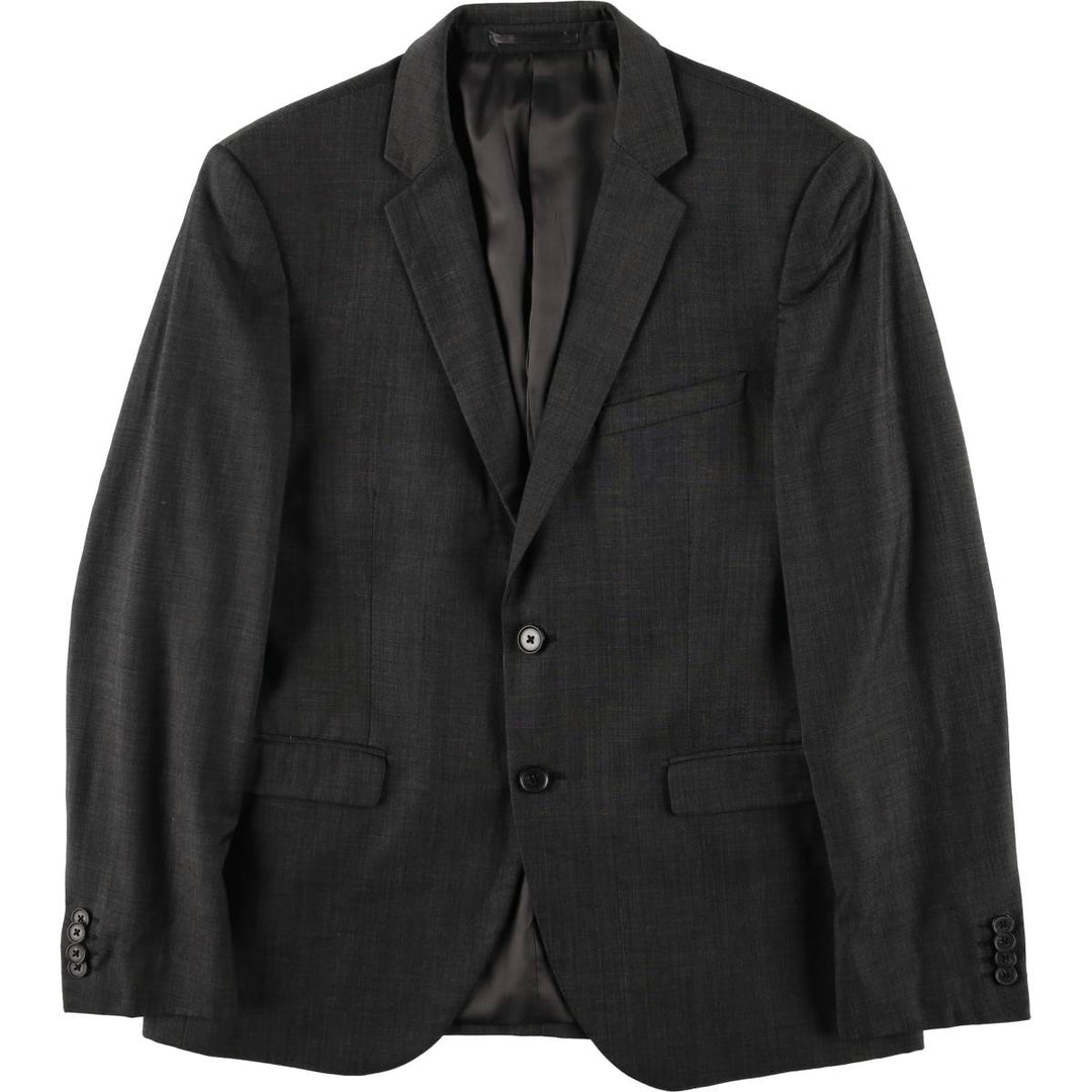 DKNY Slim Fit Wool Tailored Jacket, Men's Size Medium wool black type Vintage Second Hand