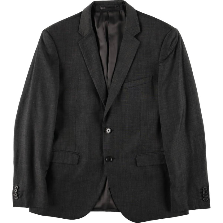 DKNY Slim Fit Wool Tailored Jacket, Men's Size Medium wool black type Vintage Second Hand