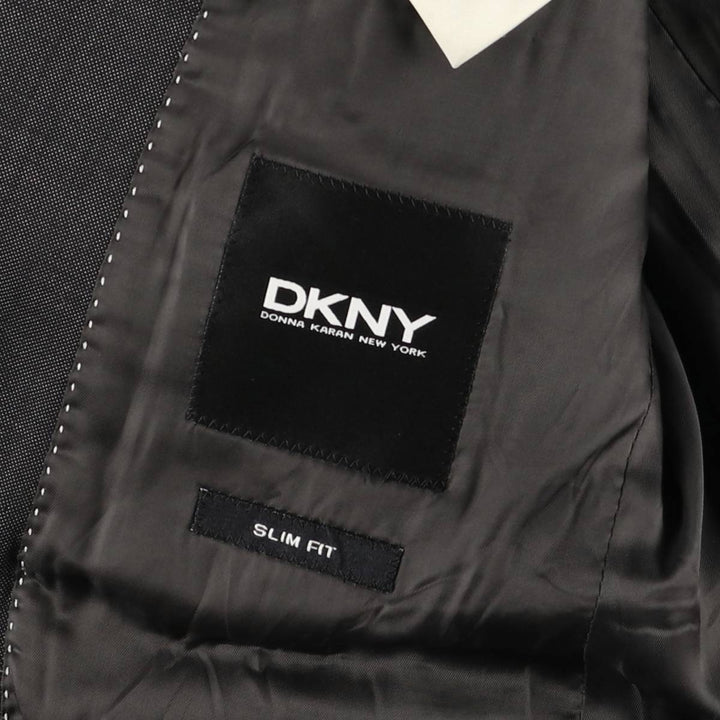 DKNY Slim Fit Wool Tailored Jacket, Men's Size Medium wool black type Vintage Second Hand
