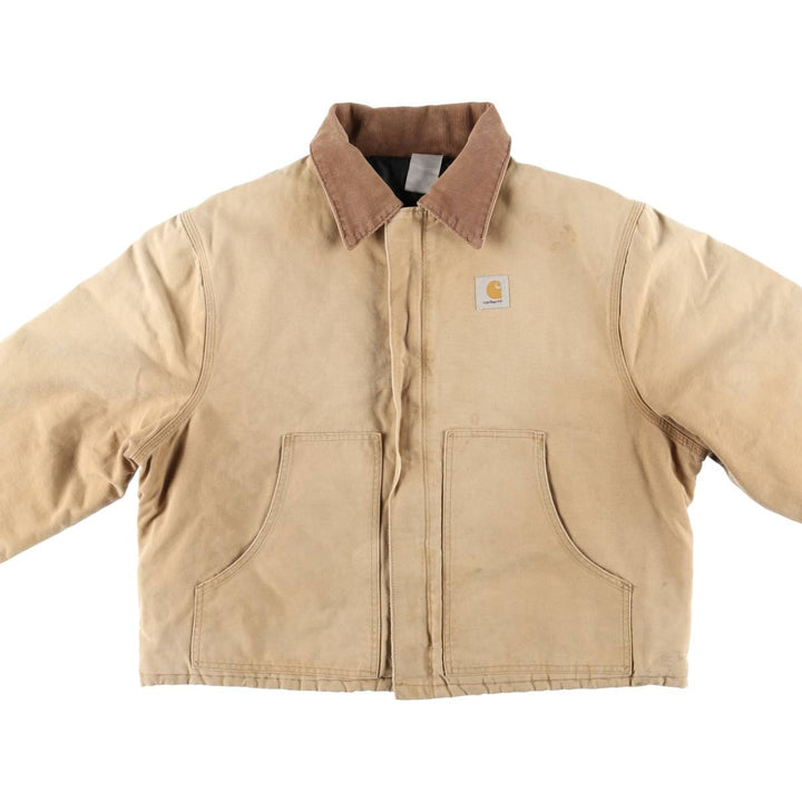 Carhartt Traditional Jacket, Padded Duck Work Jacket, Men's XXL unclear Beige type Vintage Second Hand