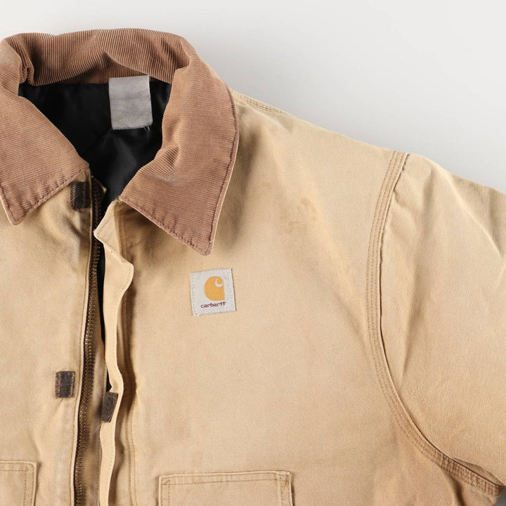 Carhartt Traditional Jacket, Padded Duck Work Jacket, Men's XXL unclear Beige type Vintage Second Hand