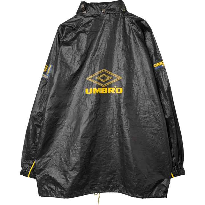 90'S UMBRO Windbreaker, Men's M size, Vintage polyester black type Vintage Second Hand