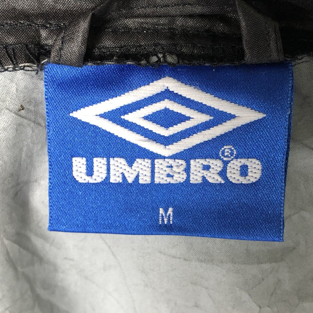 90'S UMBRO Windbreaker, Men's M size, Vintage polyester black type Vintage Second Hand