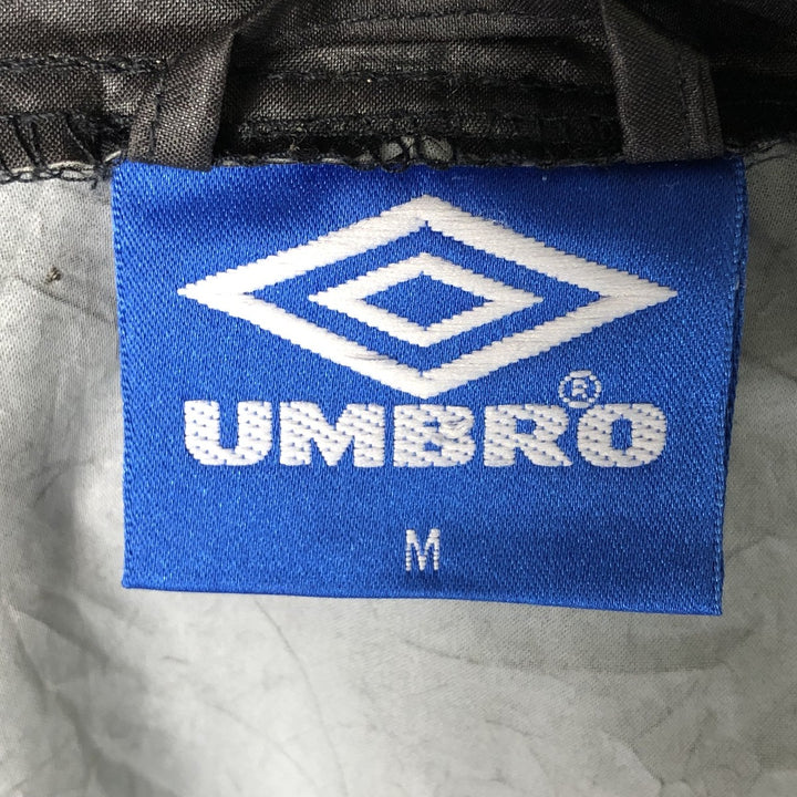 90'S UMBRO Windbreaker, Men's M size, Vintage polyester black type Vintage Second Hand