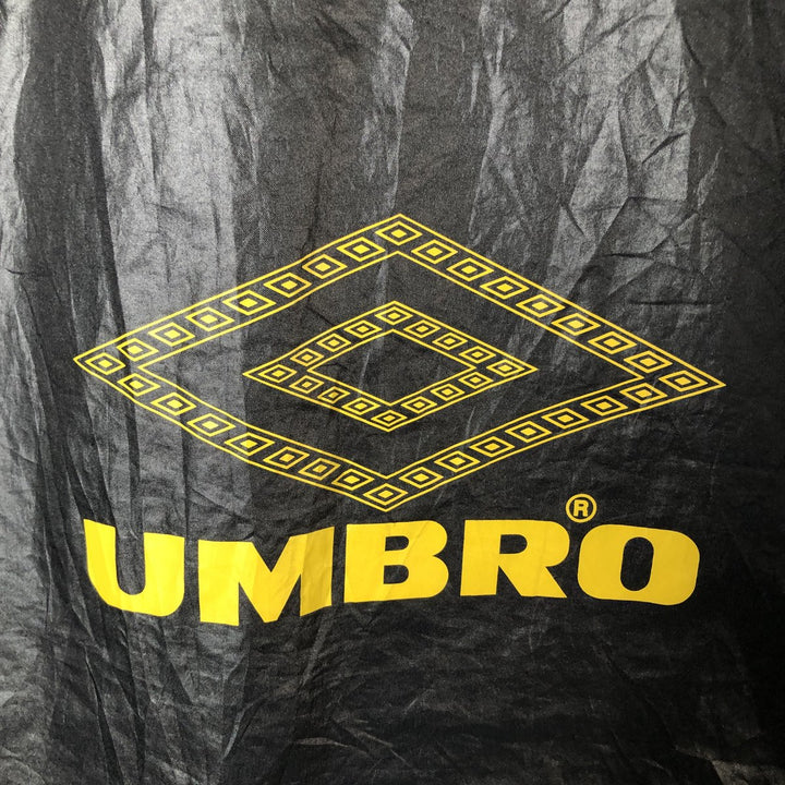 90'S UMBRO Windbreaker, Men's M size, Vintage polyester black type Vintage Second Hand