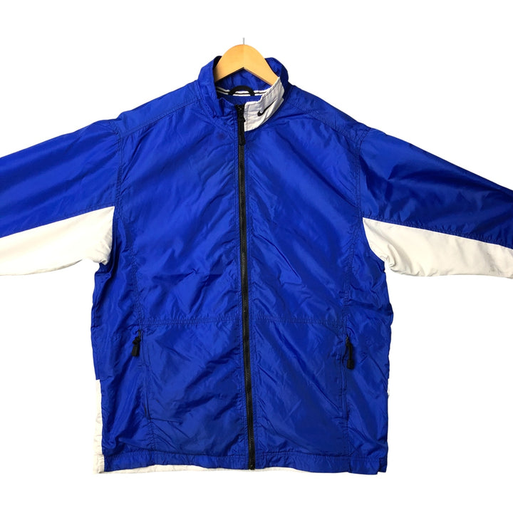 90'S Nike NIKE Back Logo Nylon Jacket Men's M Size Vintage Nylon blue type Vintage Second Hand