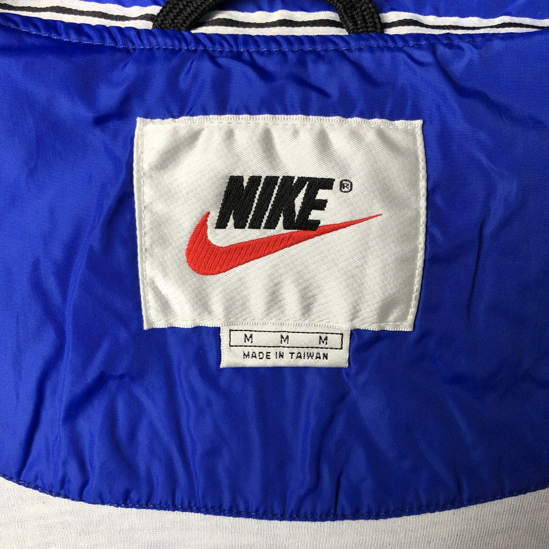 90'S Nike NIKE Back Logo Nylon Jacket Men's M Size Vintage Nylon blue type Vintage Second Hand