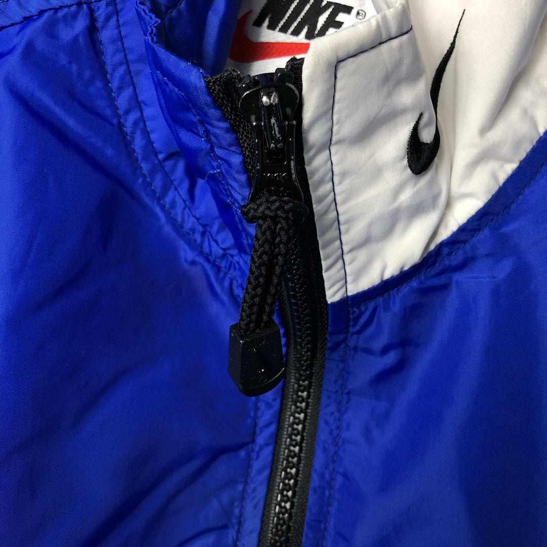 90'S Nike NIKE Back Logo Nylon Jacket Men's M Size Vintage Nylon blue type Vintage Second Hand
