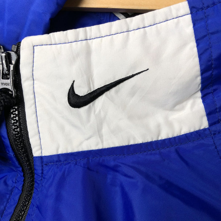 90'S Nike NIKE Back Logo Nylon Jacket Men's M Size Vintage Nylon blue type Vintage Second Hand