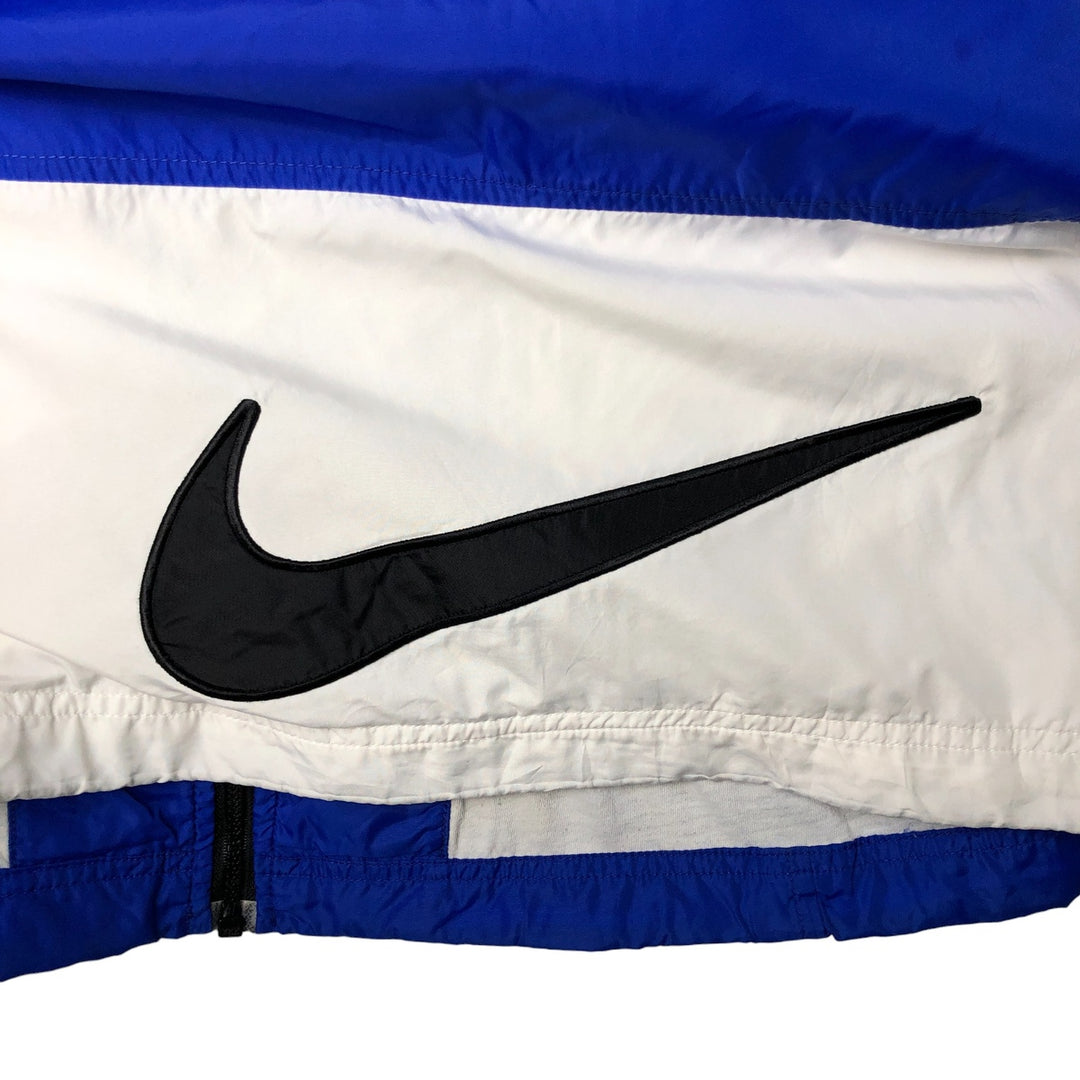 90'S Nike NIKE Back Logo Nylon Jacket Men's M Size Vintage Nylon blue type Vintage Second Hand