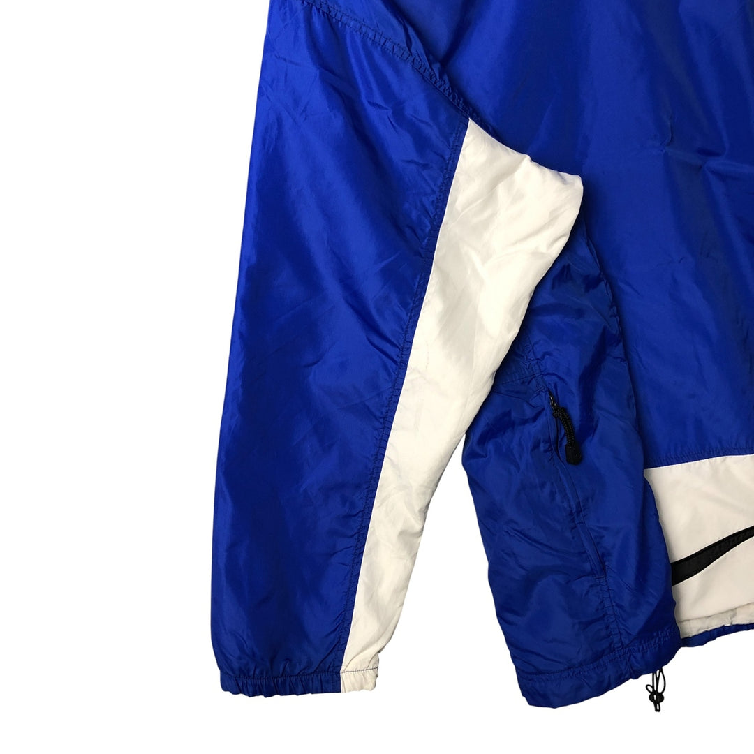 90'S Nike NIKE Back Logo Nylon Jacket Men's M Size Vintage Nylon blue type Vintage Second Hand
