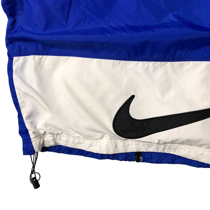 90'S Nike NIKE Back Logo Nylon Jacket Men's M Size Vintage Nylon blue type Vintage Second Hand