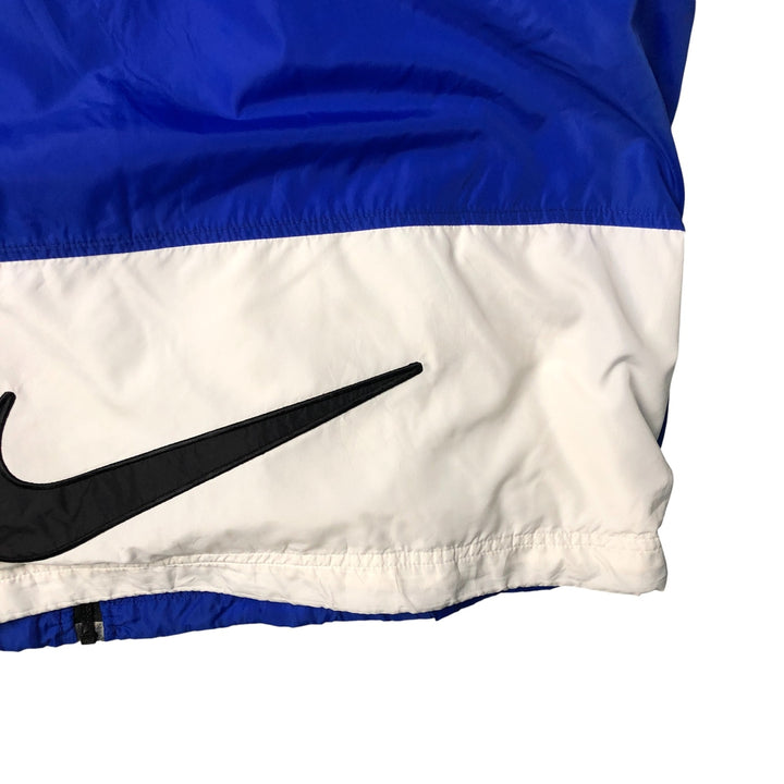 90'S Nike NIKE Back Logo Nylon Jacket Men's M Size Vintage Nylon blue type Vintage Second Hand