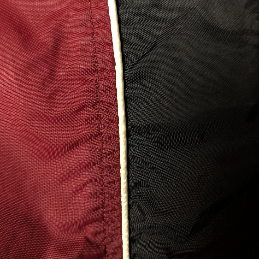Vintage 90'S Nike NIKE Back Logo Nylon Jacket, Men's Size L Nylon burgundy type Vintage Second Hand