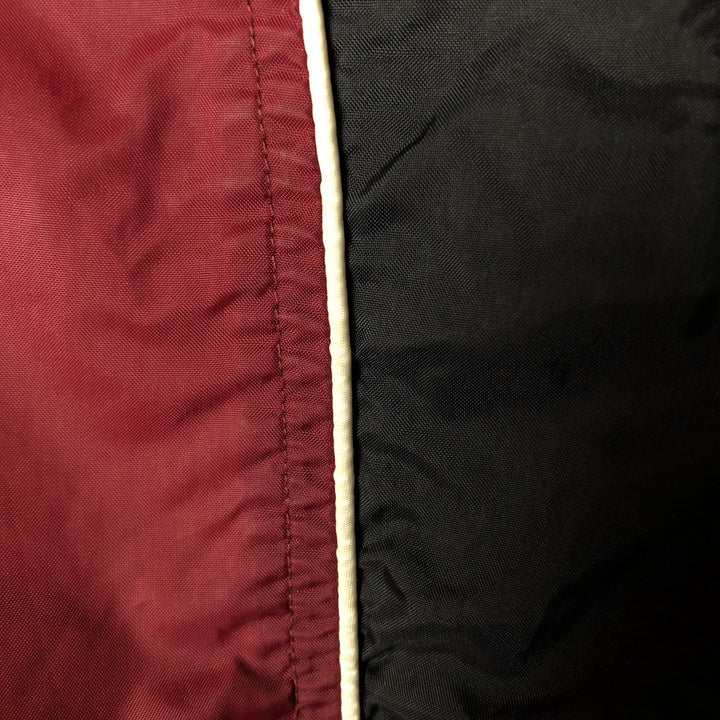 Vintage 90'S Nike NIKE Back Logo Nylon Jacket, Men's Size L Nylon burgundy type Vintage Second Hand