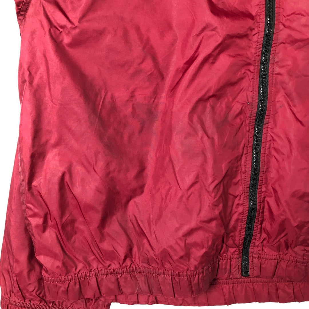 Vintage 90'S Nike NIKE Back Logo Nylon Jacket, Men's Size L Nylon burgundy type Vintage Second Hand